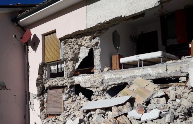 Una casa sventrata