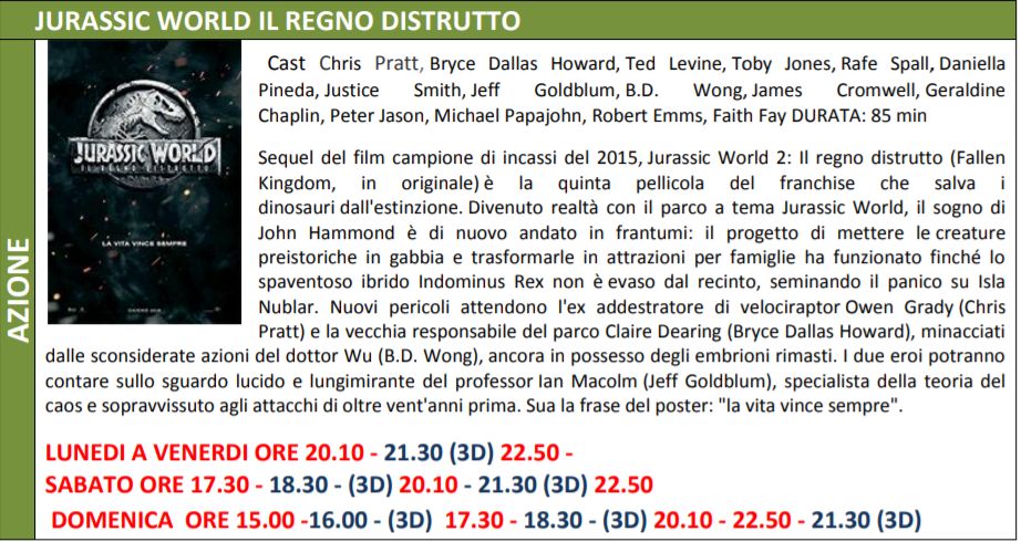 Cinema Fiumefreddo Film Oggi E Gli Orari