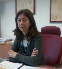 Laura Castellano nel suo ufficio in municipio