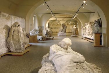 la Gipsoteca all'interno del museo