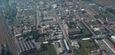 Lo stabilimento Solvay Solexis di Spinetta Marengo