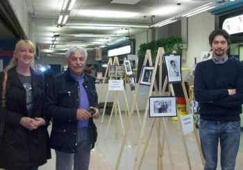 Le immagini dei personaggi tortonesi presso la Coop