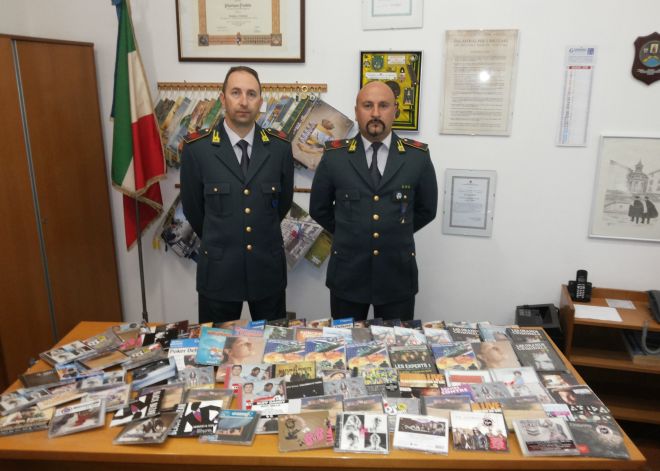 Commerciante di Ovada vendeva Dvd non a norma, denunciato dalla Finanza