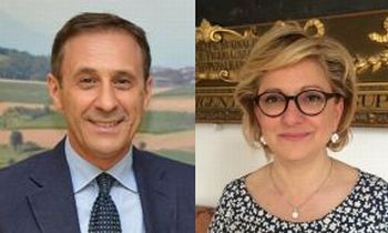 Francesco Arena e  Paola Costanzo direttori Sanitario e Amministrativo dell’Azienda Ospedaliera di Alessandria