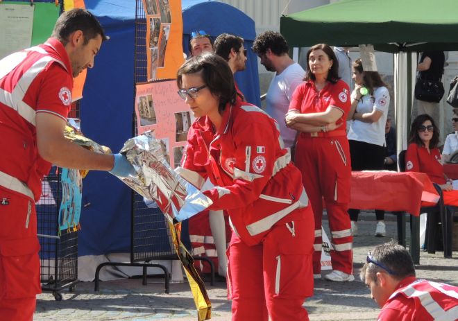 I carabinieri di Alessandria collaborano con la Croce Rossa
