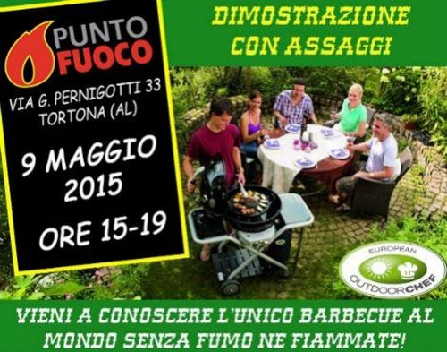 A Tortona, da Puntofuoco un barbecue senza fumo e fiamme. Sabato pomeriggio gli assaggi