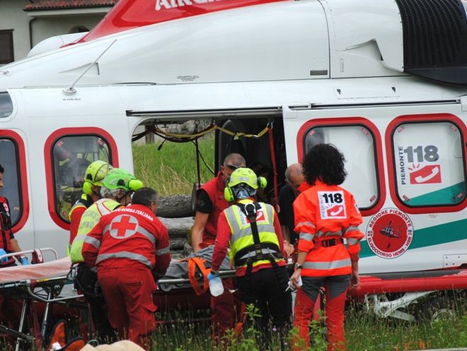 Cavatore, motociclista 40enne grave per un incidente stradale