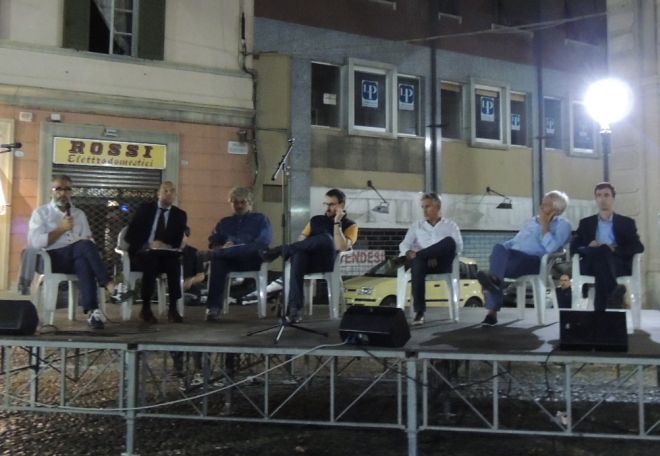 Bardone in piazza critica Pd e Prefettura: “Non sappiamo quanti stranieri arrivano perché non ce lo dicono!”