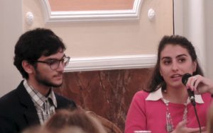 Sofia Falchetto e Davide Novello hanno aperto il ciclo di conferenze a Sale con tanto pubblico