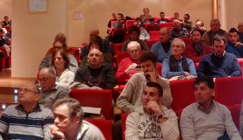 Gli agricoltori di Tortona, Novi e Castelnuovo in riunione alla sala della Fondazione