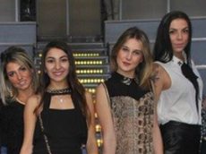 Le modelle tortonesi della Diamond Fashion a Striscia la Notizia