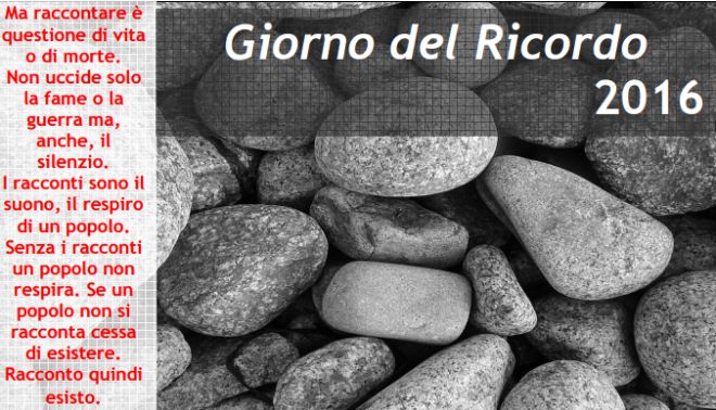 Domani e mercoledì prossimo Tortona celebra il “Giorno del Ricordo”