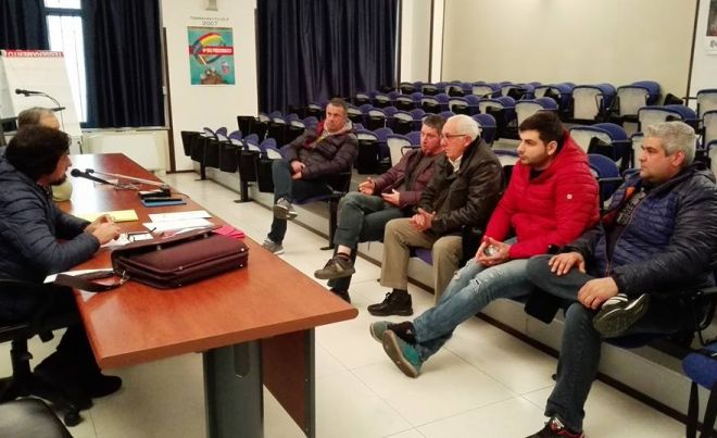 I delegati sindacali del Gruppo Gavio si riuniscono per parlare dei problemi occupazionali