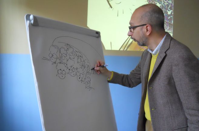 Graziano Bertelegni incontra gli alunni della scuola “V. Alfieri” di Spinetta Marengo