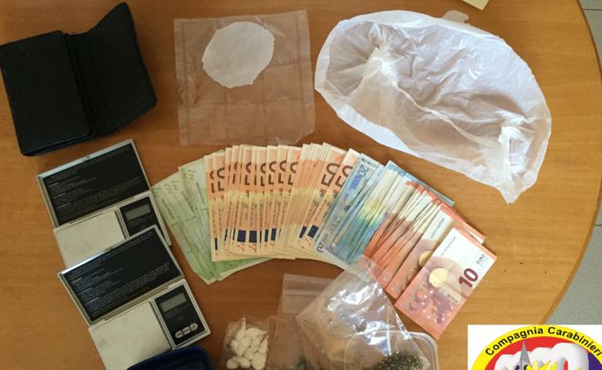 Arrestato un pensionatio di 73 anni di Tagliolo che spacciava cocaina