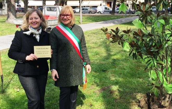 Una magnolia per ricordare l’alessandrina maestra di sartoria Rosetta Vezza