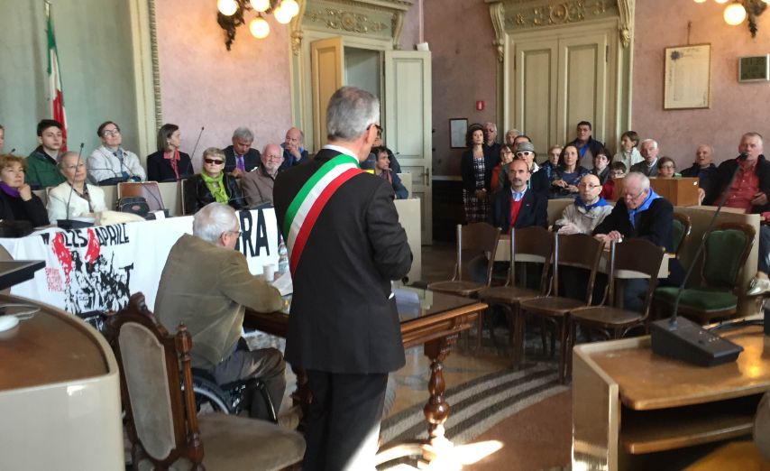 Tanta gente a Voghera per la celebrazione del 25 aprile
