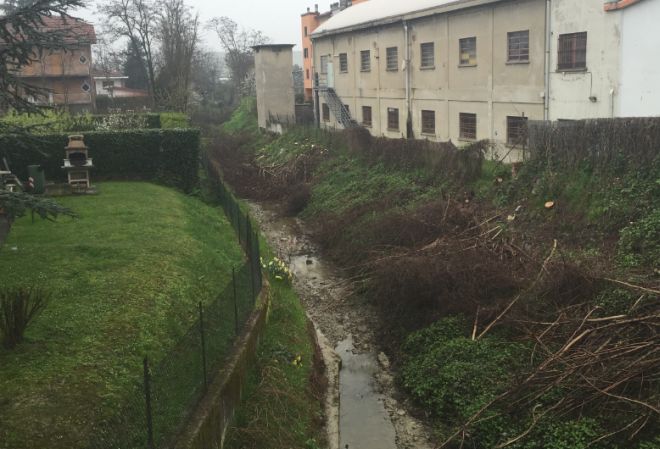 Iniziati i lavori lungo il torrente Ossona