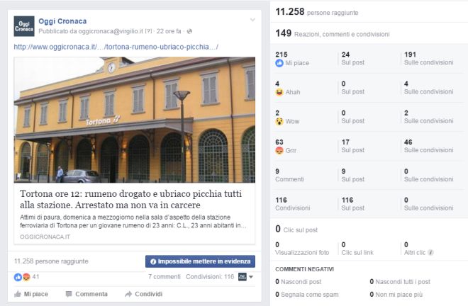 L’articolo più letto del 2016 è quello del rumeno che picchia tutti alla stazione. Serve più sicurezza