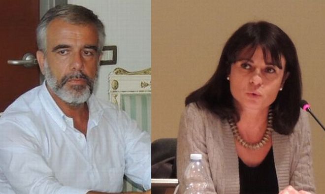 Enrica Pavione presenta il libro “Le tre scelte della vita” col sindaco Bardone