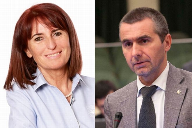 Massimo Berutti e Daniela Ruffino in difesa dei precari della scuola