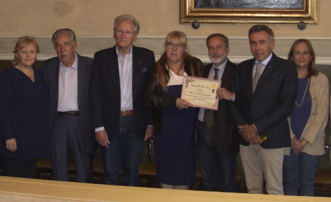 Il Rotary di Novi ha premiato la volontaria Fiorella Romagnollo
