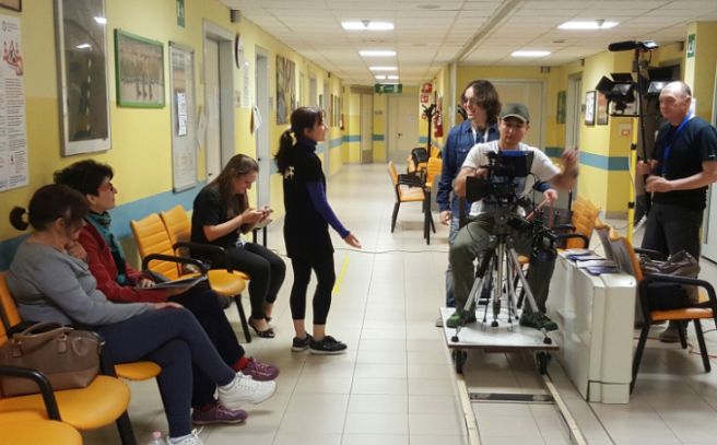 L’ospedale di Alessandria é diventato un set cinematografico