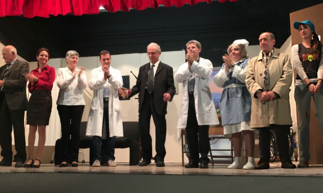 Tanta gente a Sarezzano per la prima delle tre serate teatrali