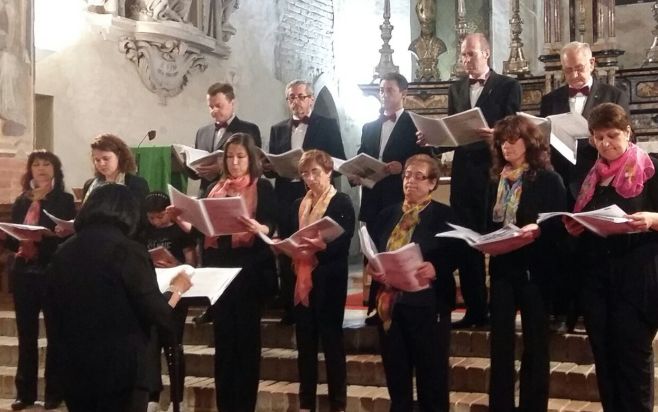Un successo il concerto della corale di Voghera a Sale