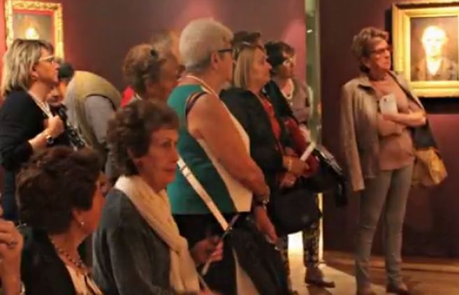 Al “Divisionismo” un gruppo di donne provenienti da Sant’Agata Fossili