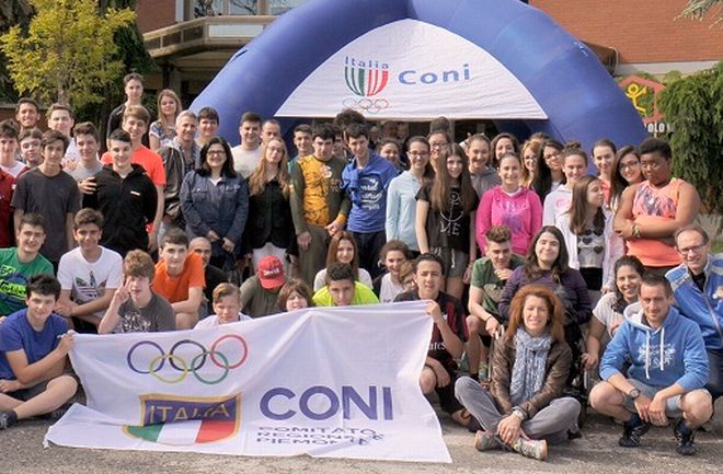 Gli studenti del Marconi  insieme al Coni per lo sport