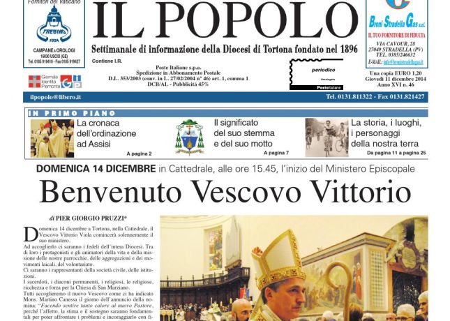 Venerdì a Tortona il Popolo Dertonino festeggia 120 anni