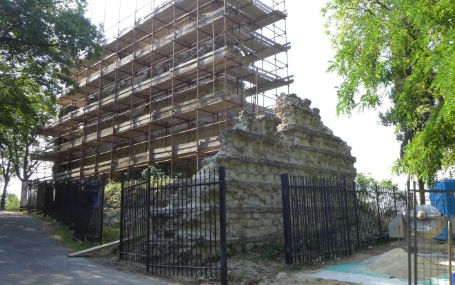 Quasi ultimato il restauro delle mura del Castello di Tortona