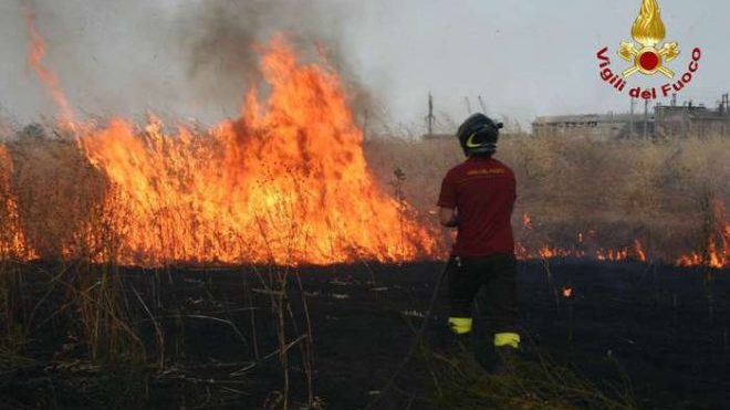 Incendio sulla linea ferroviaria Pontecurone – Voghera