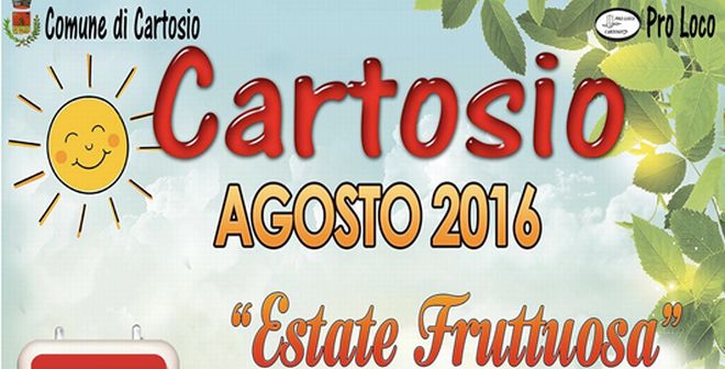 Cartosio in festa domenica 7 agosto