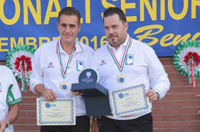 Due castelnovesi Campioni italiani di bocce a Brescia. Le immagini di un successo