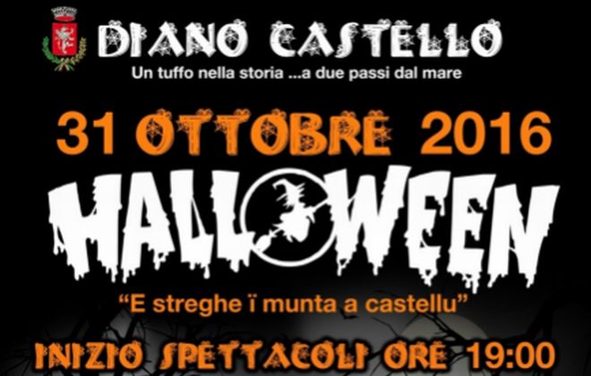 A Diano Castello lunedì maxi festa di Halloween con bus gratis da Diano Marina