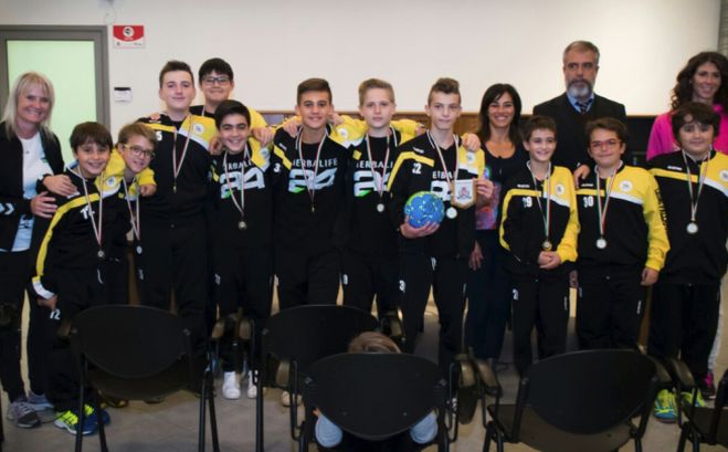 Il sindaco e l’assessore allo sport incontrano la Leoni pallamano Tortona