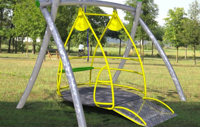 Sabato ad Imperia si inaugura l’area giochi con l’altalena per disabili. Festa con tante iniziative