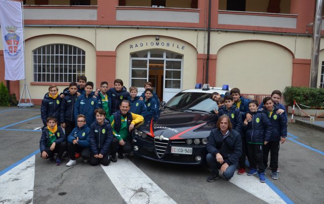 Dodicenni alessandrini in vista alla caserma dei Carabinieri di Alessandria