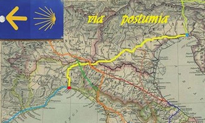 Oggi si presenta un pezzo di storia Tortonese, la via Postumia. Domani (forse) se ne percorre 12 Km