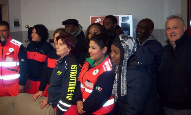 La Comunità senegalese in visita alla Croce Verde di Alessandria