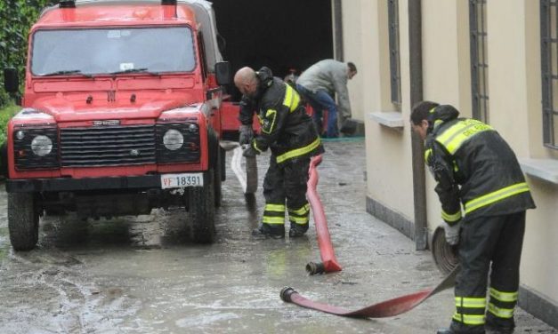 Cantine allagate in bassa valle Scrivia a causa del temporale di giovedì pomeriggio