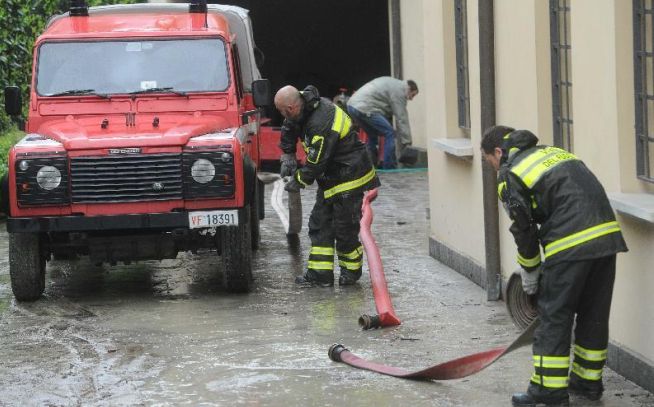 Cantine allagate in bassa valle Scrivia a causa del temporale di giovedì pomeriggio