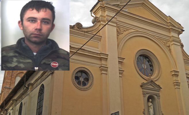 Tenta di ammazzare il parroco di Rivalta Bormida con un’accetta ma viene arrestato dai Carabinieri