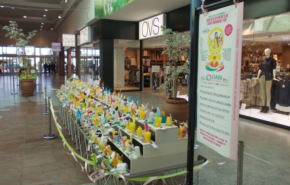 Al Centro Commerciale Oasi i bambini tortonesi espongono i loro lavori con l’Unicef