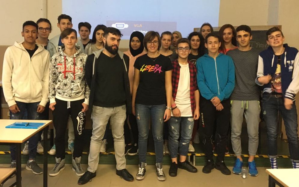 I giovani studenti tortonesi del Marconi contro le mafie insieme a “Libera”