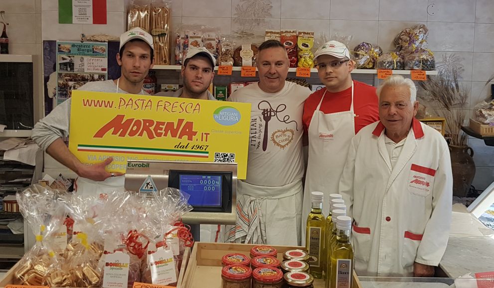 Pasta Fresca Morena riceve il logo degli Aritigiani della Liguria