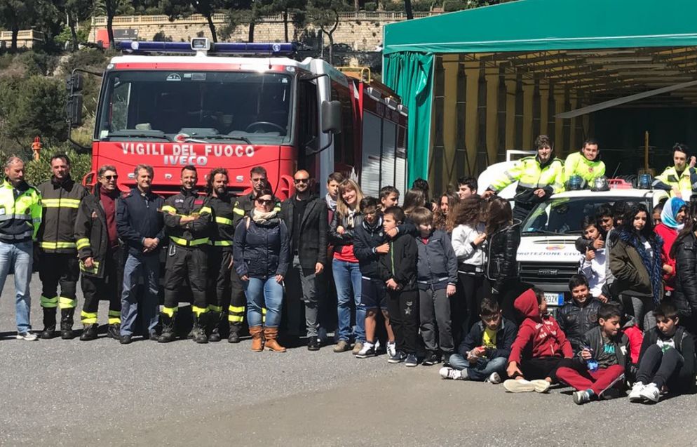 La Protezione Civile di Imperia nelle scuole cittadine