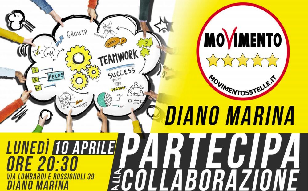 Lunedì a Diano Marina c’è la riunione plenaria degli attivisti della provincia di Imperia del Movimento 5 stelle